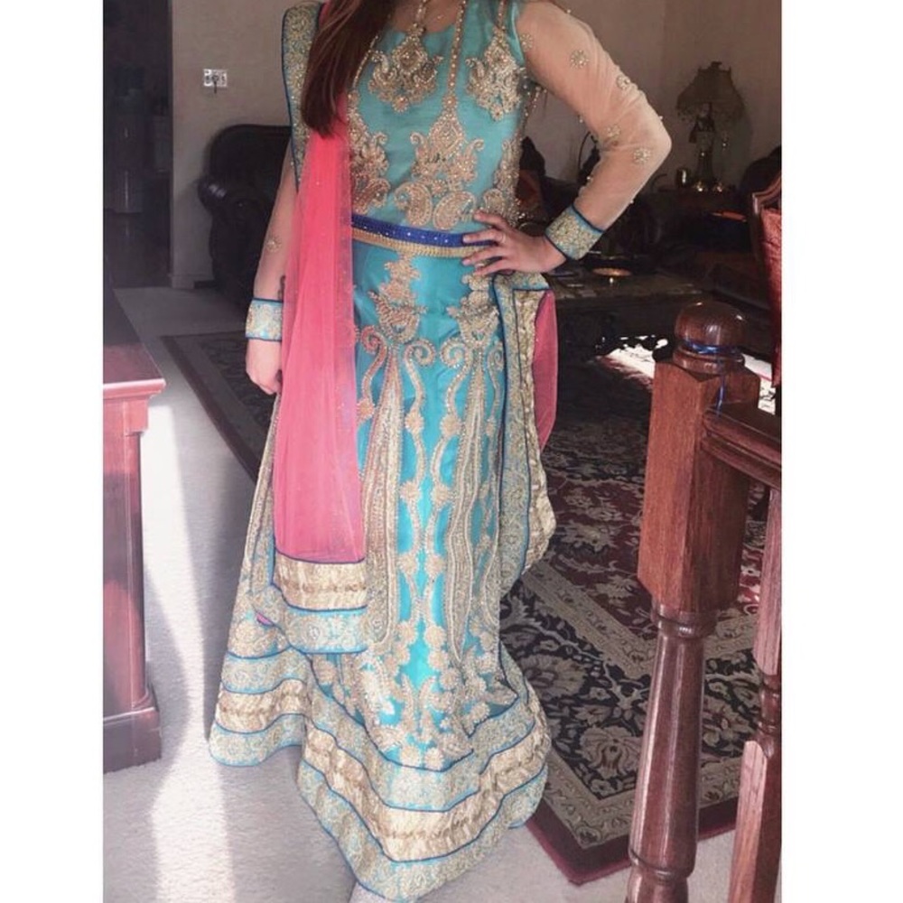 Beautifully Heavy Bridal Skirt with matching Top